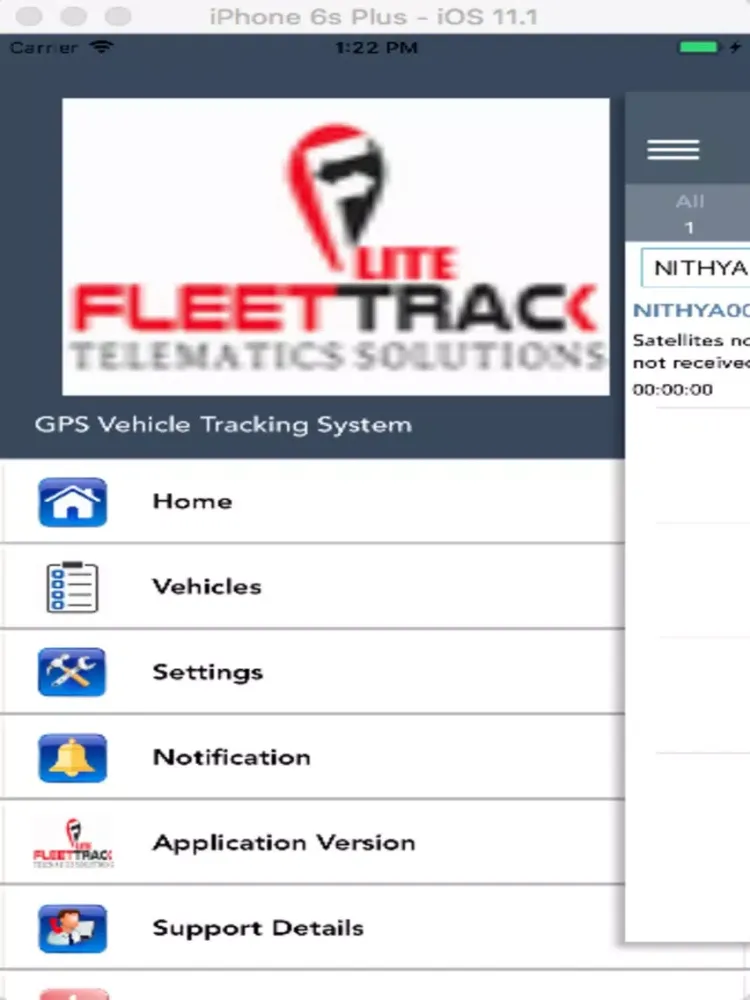 Скриншоты FLEETTRACK LITE iPad 